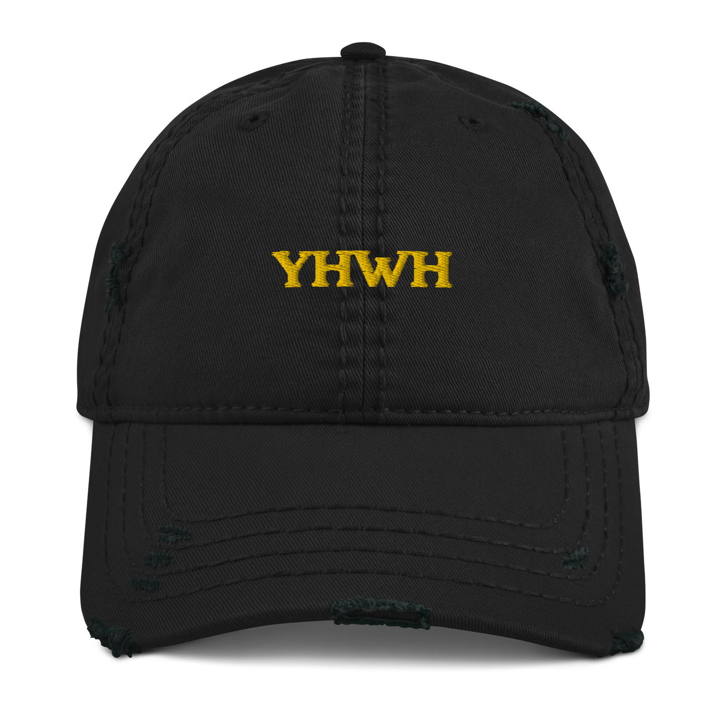 YAHWEH DISTRESSED DAD HAT