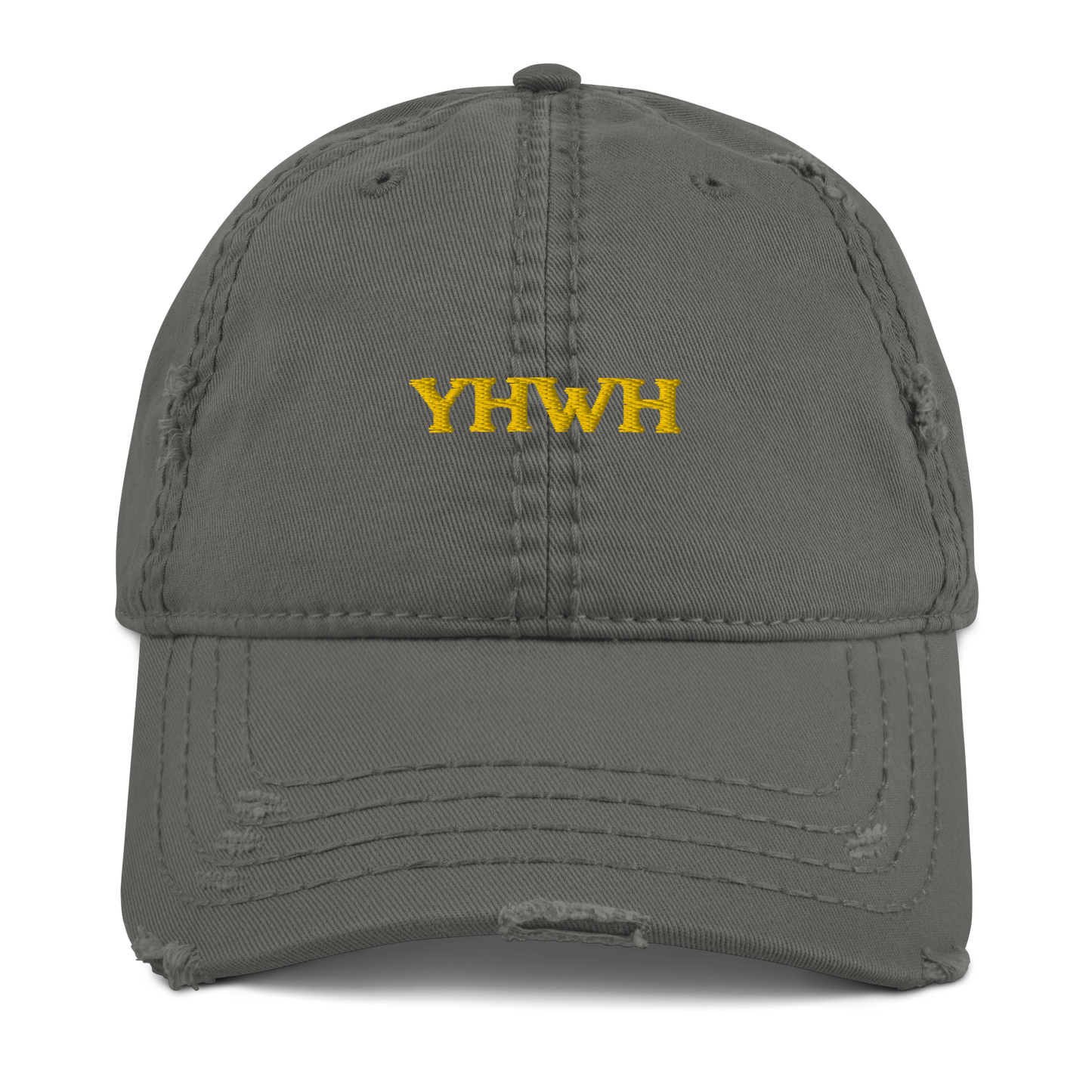 YAHWEH DISTRESSED DAD HAT